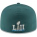 Men's Philadelphia Eagles New Era Midnight Green Super Bowl LII Champions 59FIFTY Fitted Hat 3095851